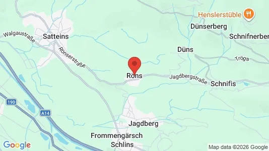 Houses for rent i Röns - kort over placeringen