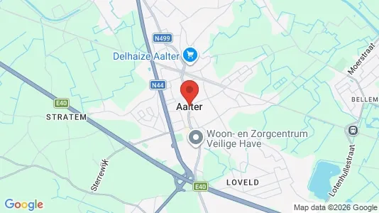 Apartments for rent i Aalter - kort over placeringen