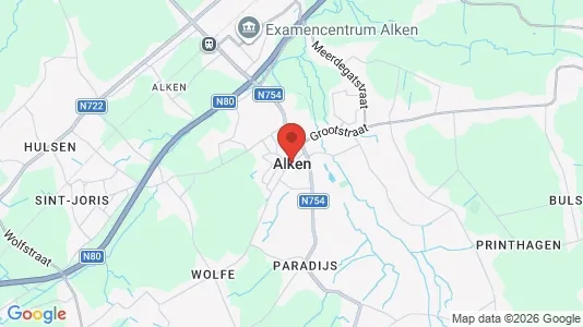 Apartments for rent i Alken - kort over placeringen