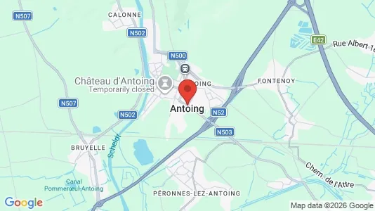 Houses for rent i Antoing - kort over placeringen