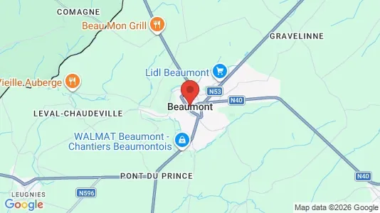 Apartments for rent i Beaumont - kort over placeringen