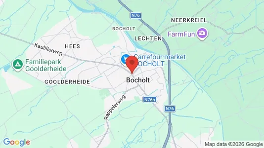 Houses for rent i Bocholt - kort over placeringen