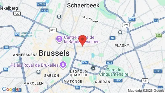 Houses for rent i Brussels Sint-Joost-ten-Node - kort over placeringen