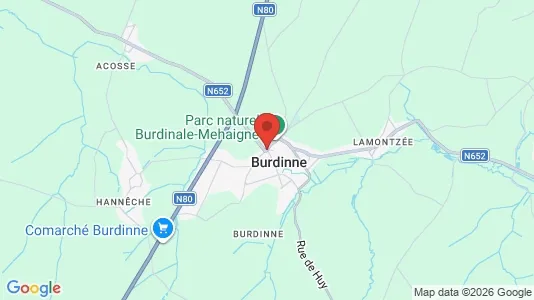 Houses for rent i Burdinne - kort over placeringen