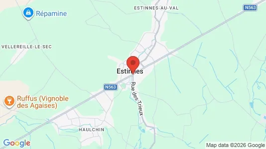 Houses for rent i Estinnes - kort over placeringen