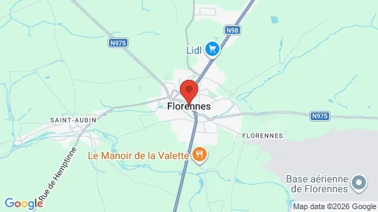 Houses for rent i Florennes - kort over placeringen