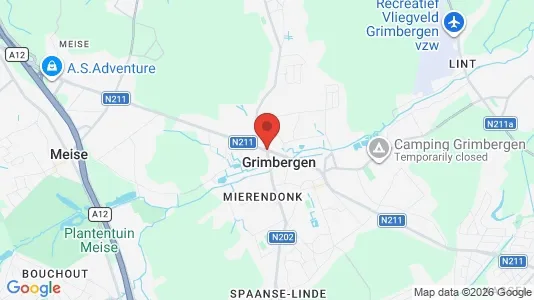 Houses for rent i Grimbergen - kort over placeringen