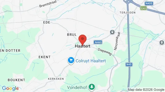 Houses for rent i Haaltert - kort over placeringen