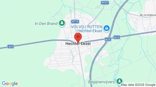 Apartments for rent i Hechtel-Eksel - kort over placeringen