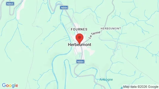 Houses for rent i Herbeumont - kort over placeringen