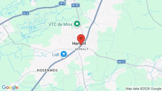 Apartments for rent i Herselt - kort over placeringen