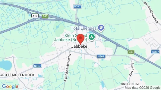 Houses for rent i Jabbeke - kort over placeringen