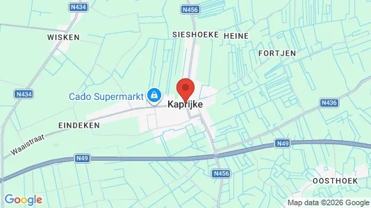 Houses for rent i Kaprijke - kort over placeringen