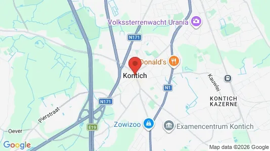 Houses for rent i Kontich - kort over placeringen