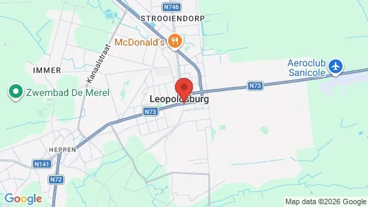 Apartments for rent i Leopoldsburg - kort over placeringen