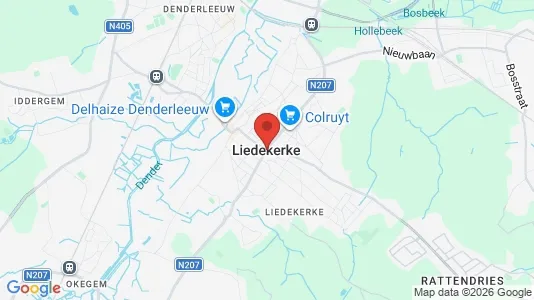 Houses for rent i Liedekerke - kort over placeringen