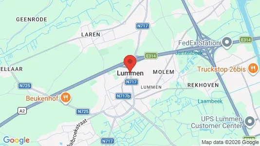Houses for rent i Lummen - kort over placeringen