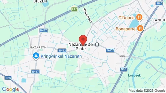 Houses for rent i Nazareth - kort over placeringen