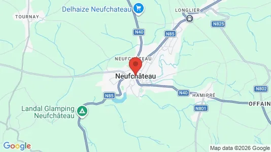 Apartments for rent i Neufchâteau - kort over placeringen