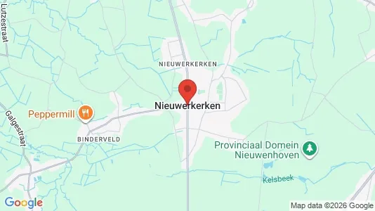 Houses for rent i Nieuwerkerken - kort over placeringen