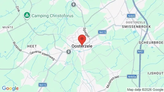 Houses for rent i Oosterzele - kort over placeringen