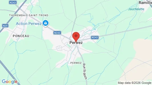 Houses for rent i Perwijs - kort over placeringen