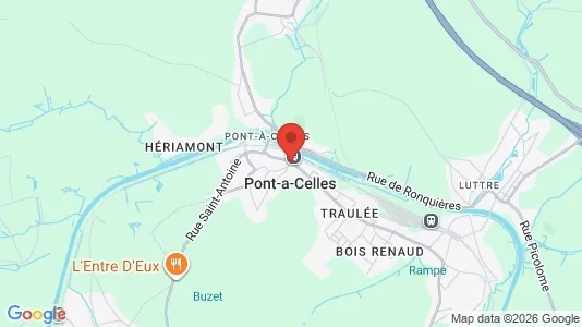 Apartments for rent i Pont-à-Celles - kort over placeringen