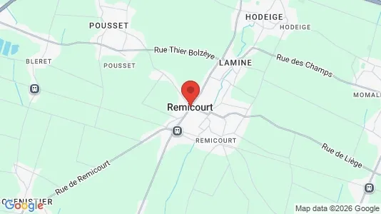 Apartments for rent i Remicourt - kort over placeringen