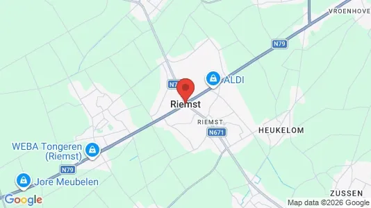 Houses for rent i Riemst - kort over placeringen