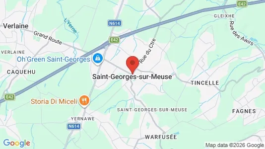 Apartments for rent i Saint-Georges-sur-Meuse - kort over placeringen