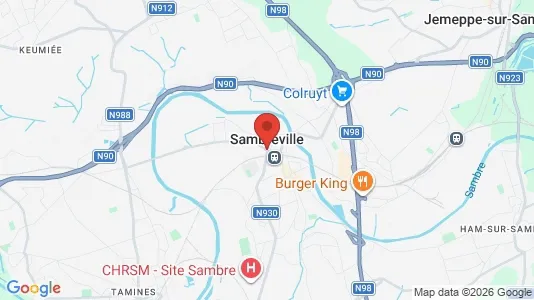 Houses for rent i Sambreville - kort over placeringen