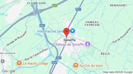 Apartments for rent i Seneffe - kort over placeringen