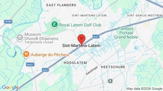 Houses for rent i Sint-Martens-Latem - kort over placeringen