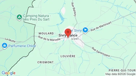 Houses for rent i Sivry-Rance - kort over placeringen