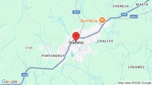 Apartments for rent i Stavelot - kort over placeringen