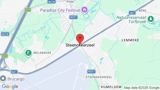 Houses for rent i Steenokkerzeel - kort over placeringen