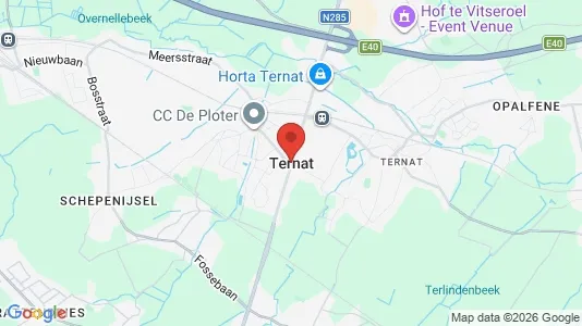 Houses for rent i Ternat - kort over placeringen