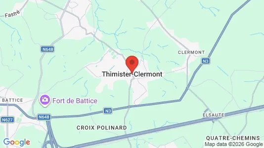 Houses for rent i Thimister-Clermont - kort over placeringen