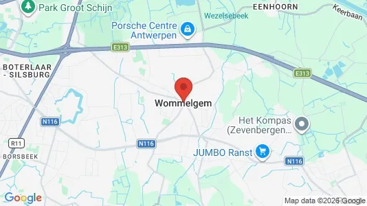 Houses for rent i Wommelgem - kort over placeringen