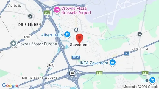 Apartments for rent i Zaventem - kort over placeringen