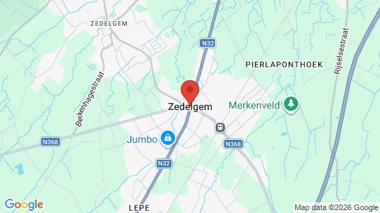Houses for rent i Zedelgem - kort over placeringen
