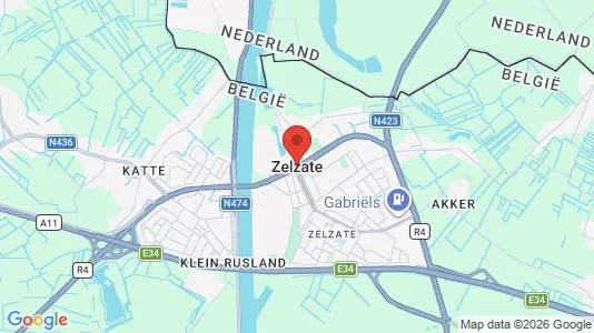 Houses for rent i Zelzate - kort over placeringen