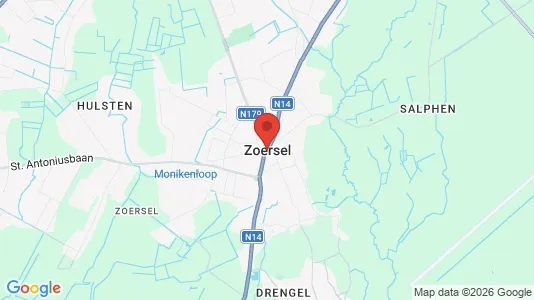 Apartments for rent i Zoersel - kort over placeringen