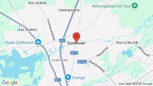 Houses for rent i Zonhoven - kort over placeringen