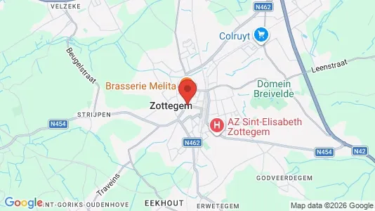 Houses for rent i Zottegem - kort over placeringen