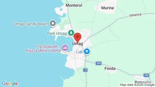 Houses for rent i Umag - kort over placeringen