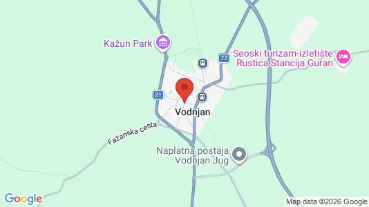 Houses for rent i Vodnjan - kort over placeringen