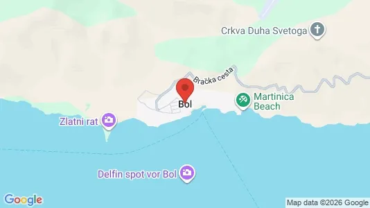 Apartments for rent i Bol - kort over placeringen
