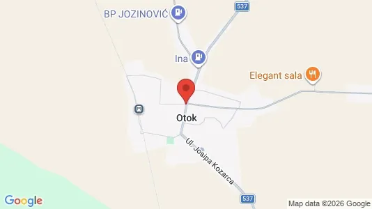 Rooms for rent i Otok - kort over placeringen