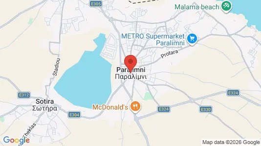 Houses for rent i Paralimni - kort over placeringen